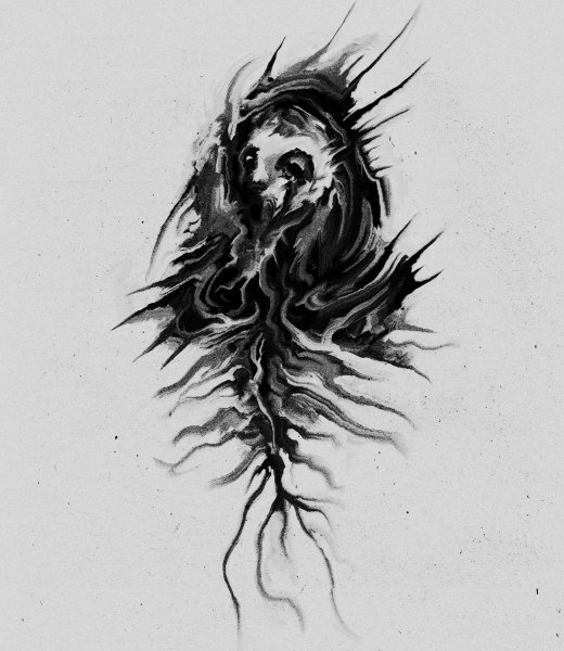 Скетч тату эскиз жуткие