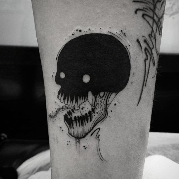 Дистурбед демон тату