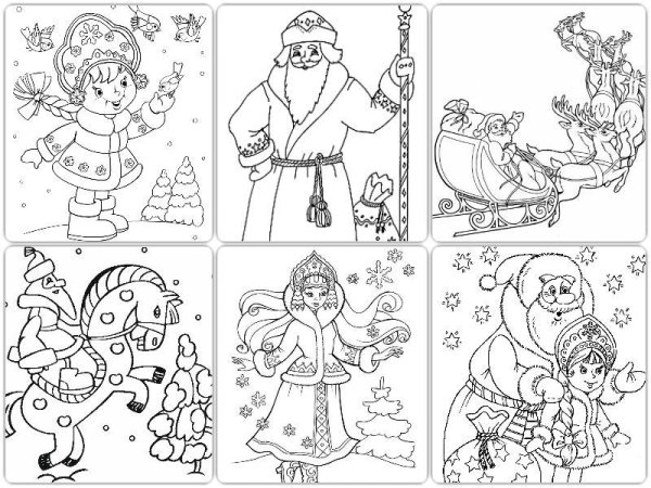 Рисунки на новый год для взрослых