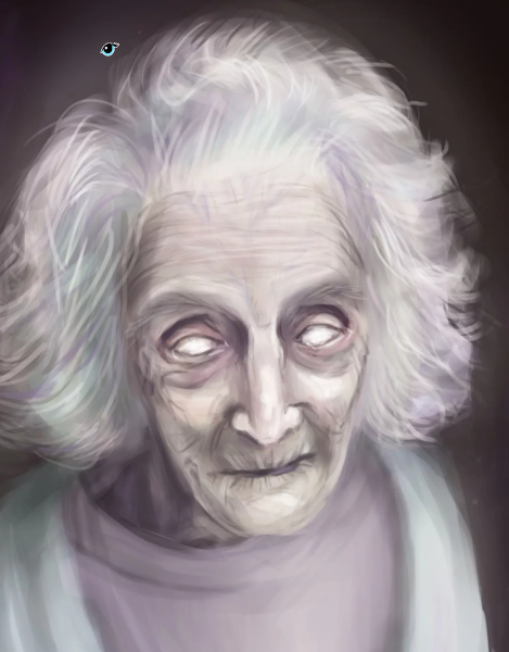 Старуха с клюкой