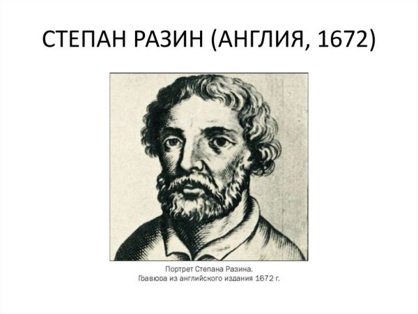 Степан Разин портрет