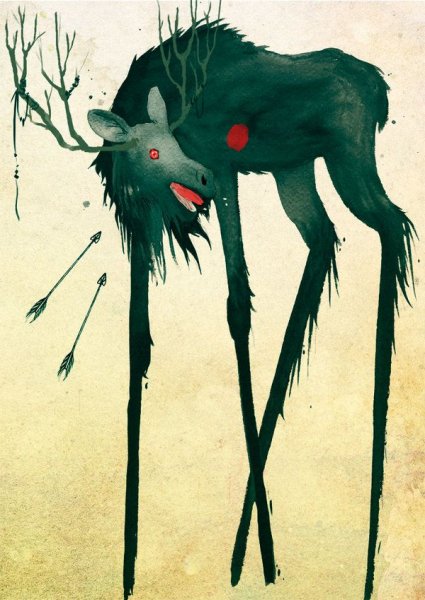 Мифический олень