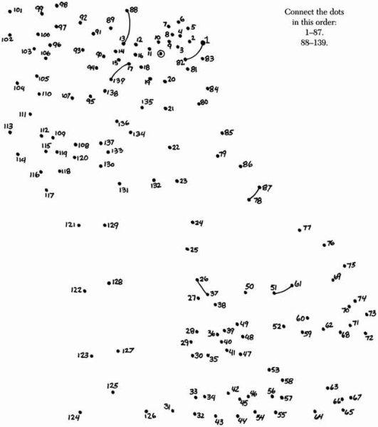 Рисование по точкам дракон
