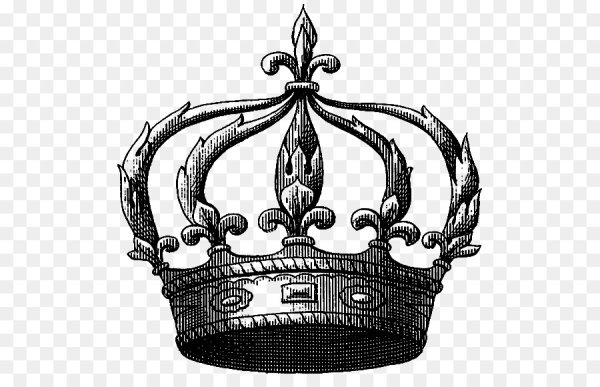 Тату череп с короной