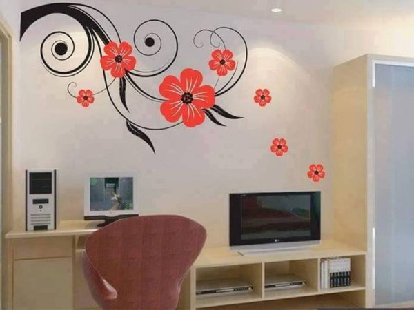 Разрисовка стен в квартире