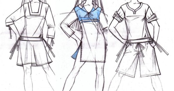 Рисование фигуры в одежде рисунок карандашом