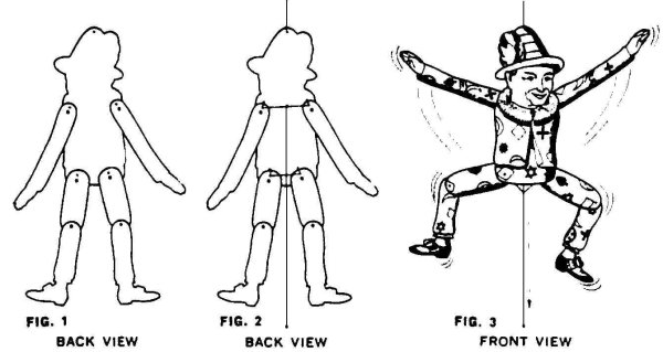 Марионетка карандашом