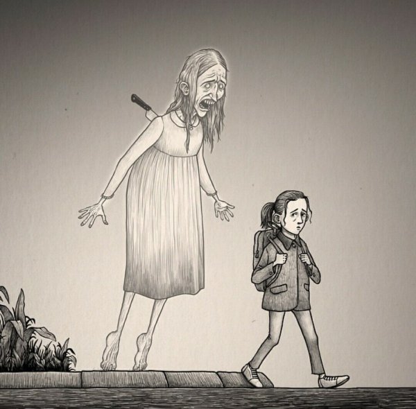 Страшные рисунки карандашом