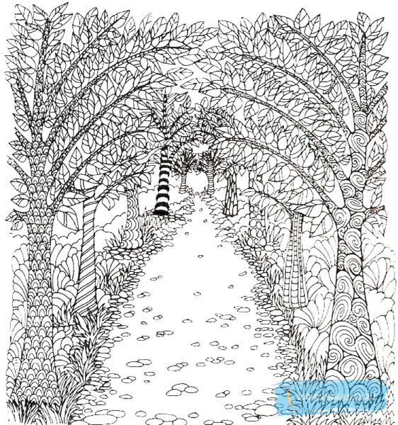 Осенние раскраски антистресс