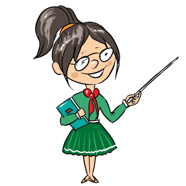 Злая училка без фона