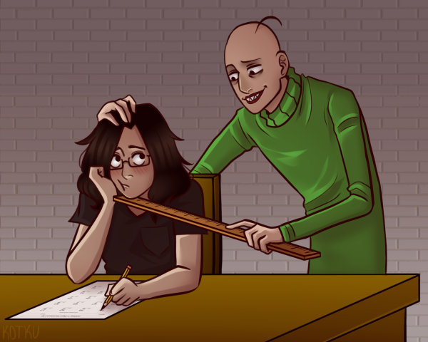 БАЛДИ учитель арт