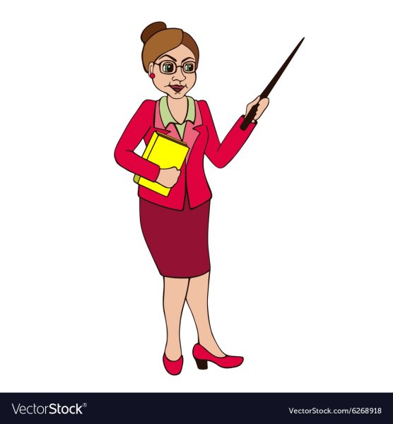 Педагог с указкой