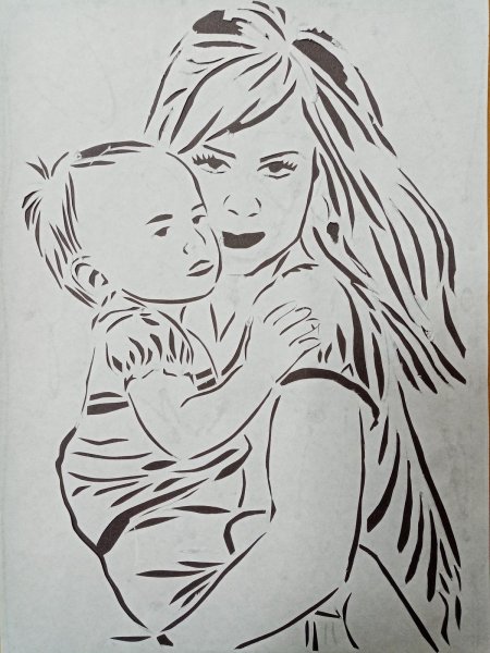 Рисунок на тему пусть всегда будет мама