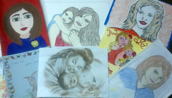 Рисунок на тему пусть всегда будет мама