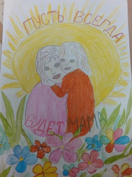 Конкурс рисунков пусть всегда будет мама