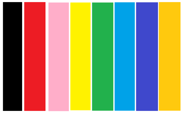 Тест принтера Эпсон 4 цвета