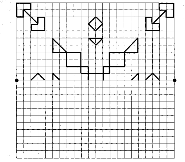 Повторить рисунок по клеткам