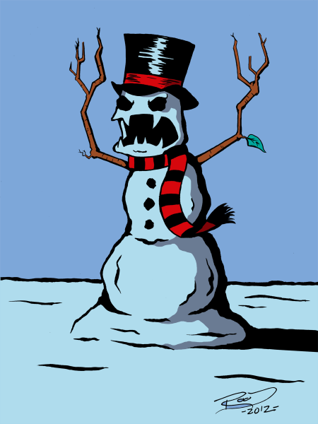 Сердитый Снеговик
