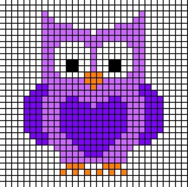 Схема крестиком для начинающих