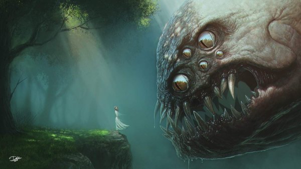 Жуткие морские чудовища