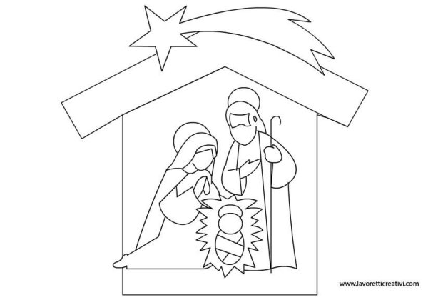 Рождественский вертеп эскизы