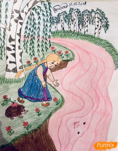 Простые иллюстрации к сказкам