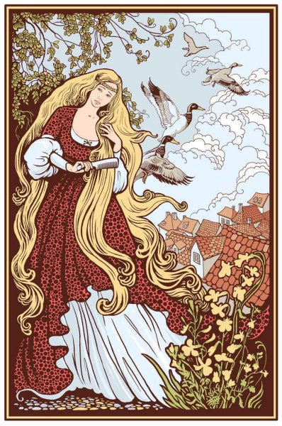 Златовласка чешская сказка