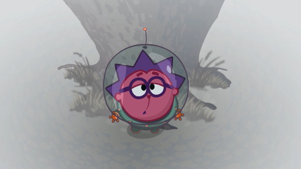 Смешарики Ёжик в туманности Крош