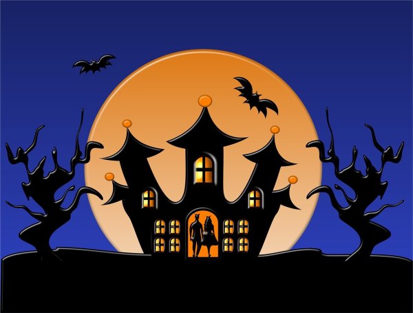 Страшный замок Хэллоуин