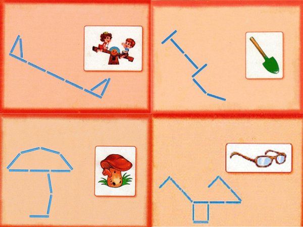 Игры с счетными палочками для детей