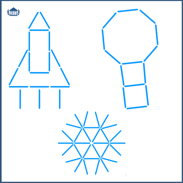 Строим из счетных палочек