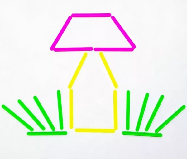 Выкладывание из счетных палочек для дошкольников цель