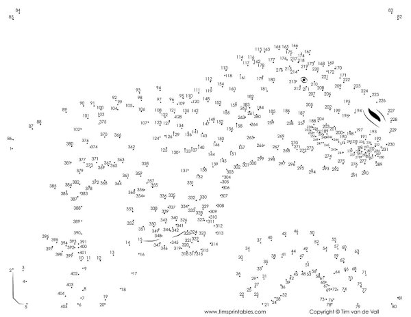 Рисование по точкам динозавры