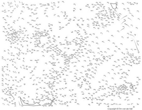 Рисование по точкам сложные