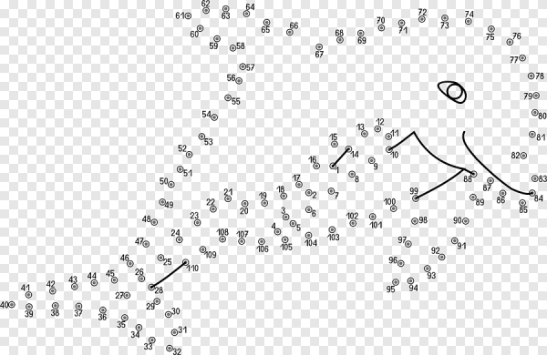 Соединить по точкам для взрослых