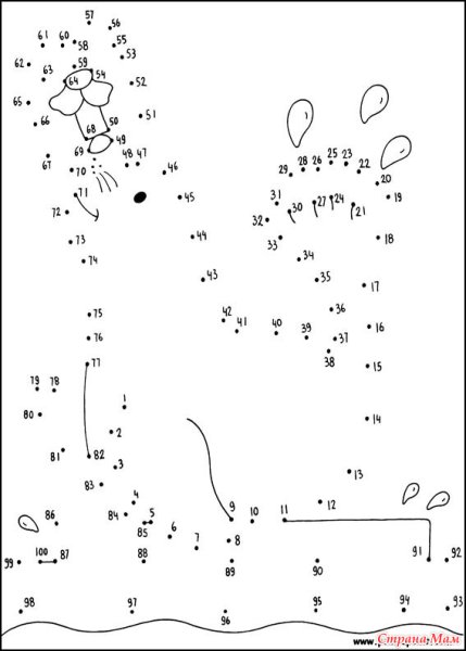 Рисунки по цифрам для детей сложные