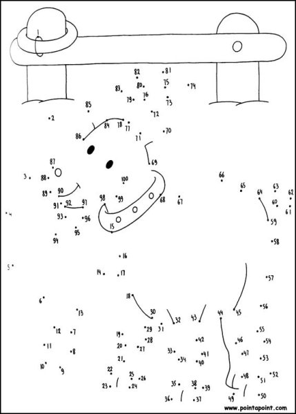 Рисунки соединение по цифрам