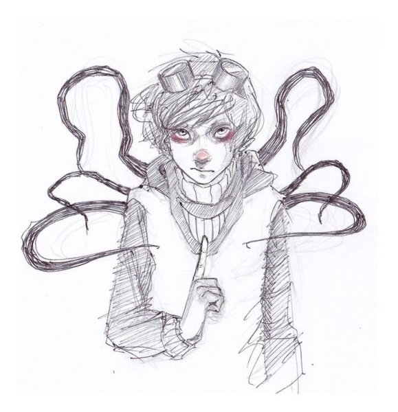 Крипипаста Тоби для срисовки