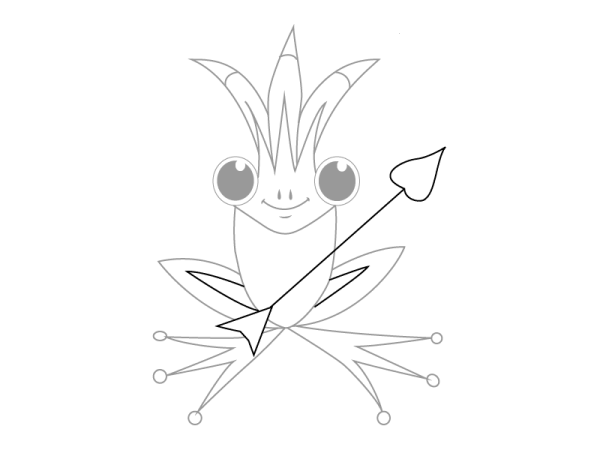 Царевна лягушка рисунок карандашом