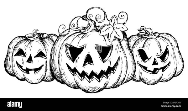 Страшный кот на Хэллоуин