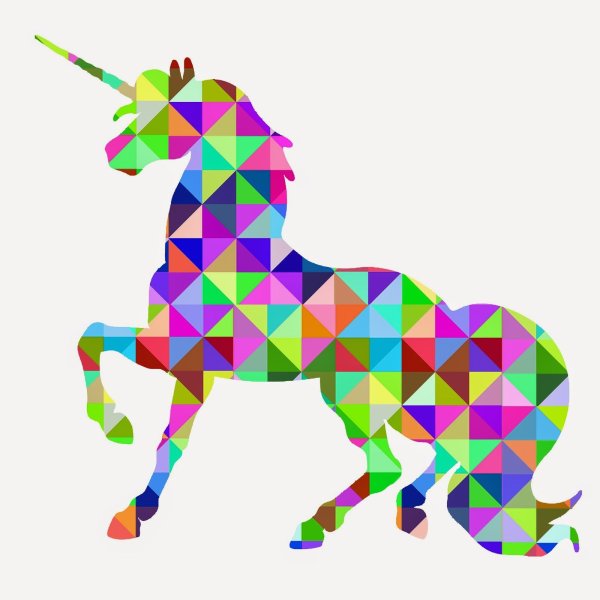 Единорог Геометрика