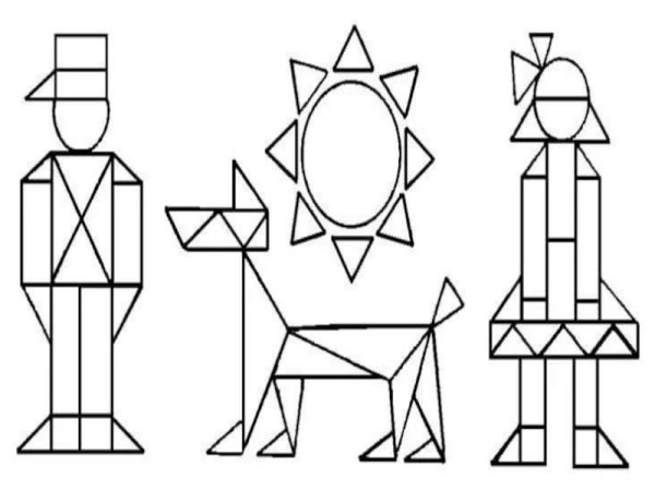 Рисунок из геометрических фигур