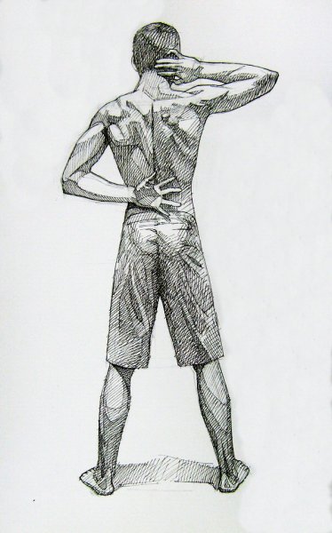 Зарисовки фигуры человека
