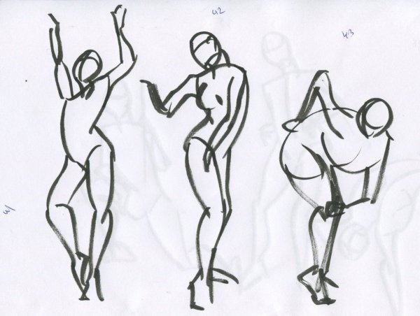 Человеческая фигура в движении