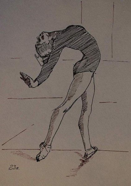 Наброски фигуры человека