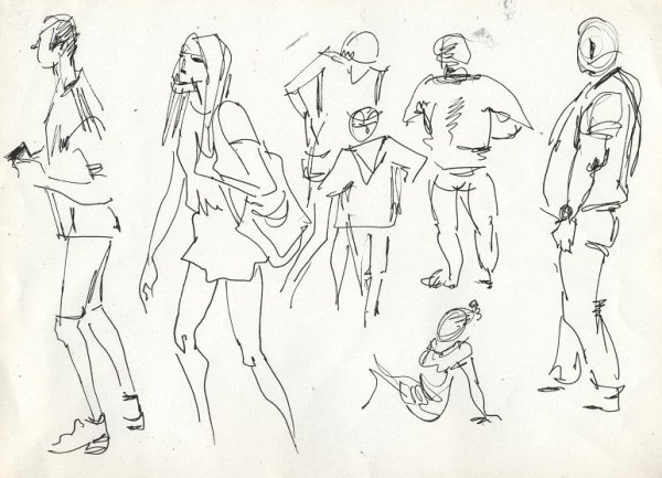 Наброски людей