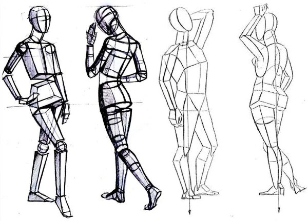Фигура человека для рисования