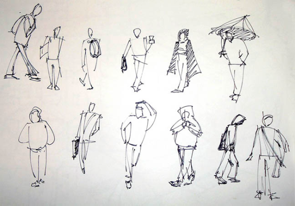 Наброски людей