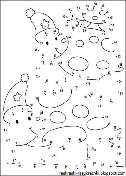 Рисование по точкам с цифрами