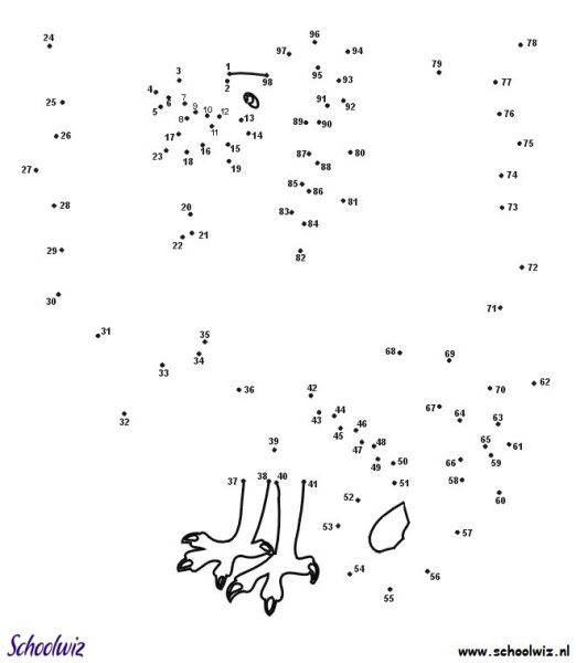 Соединить по точкам для детей